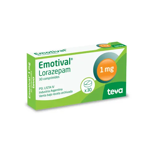 [00668] EMOTIVAL  1 mg comp.x 100