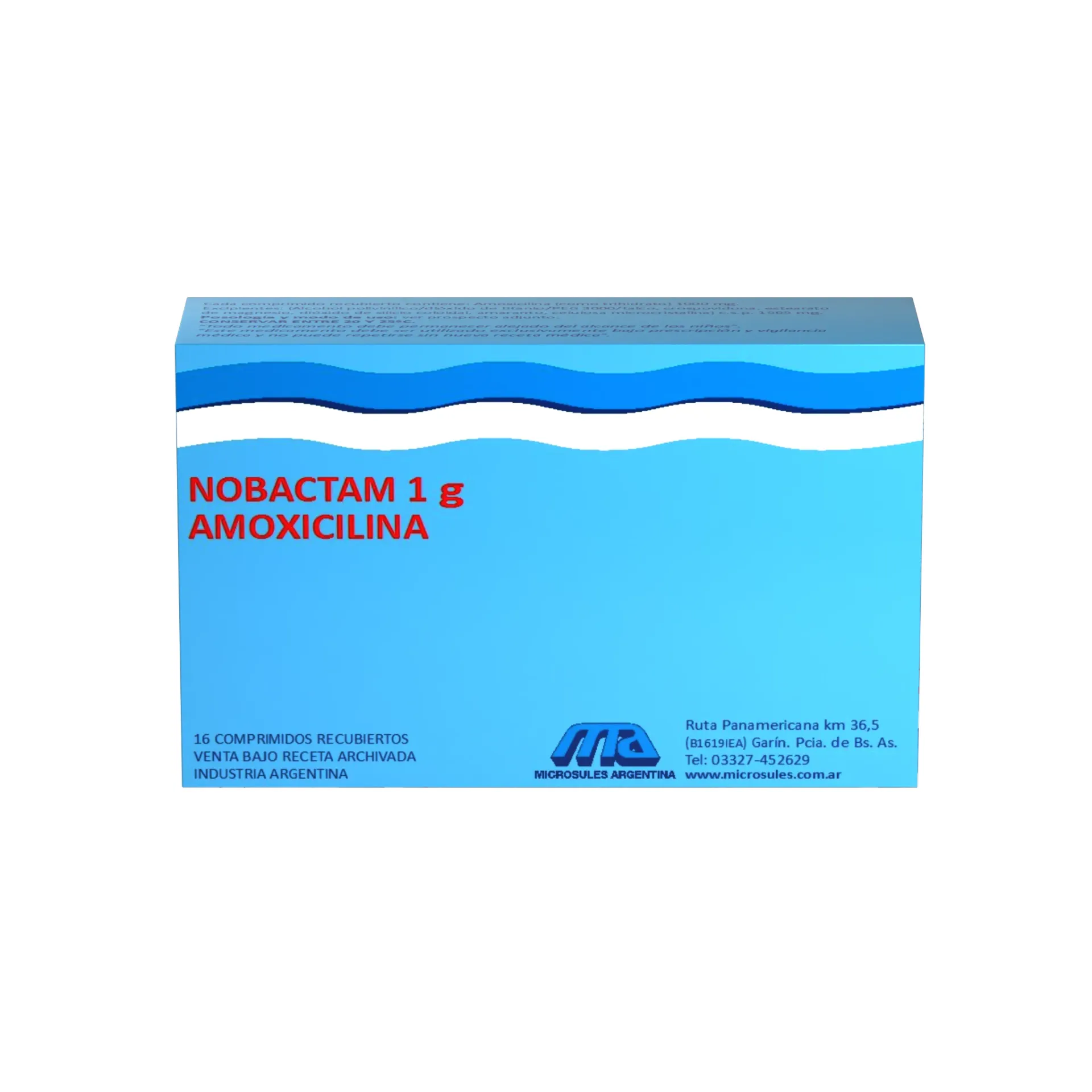 [17192] NOBACTAM  1 g comp.rec.x 16