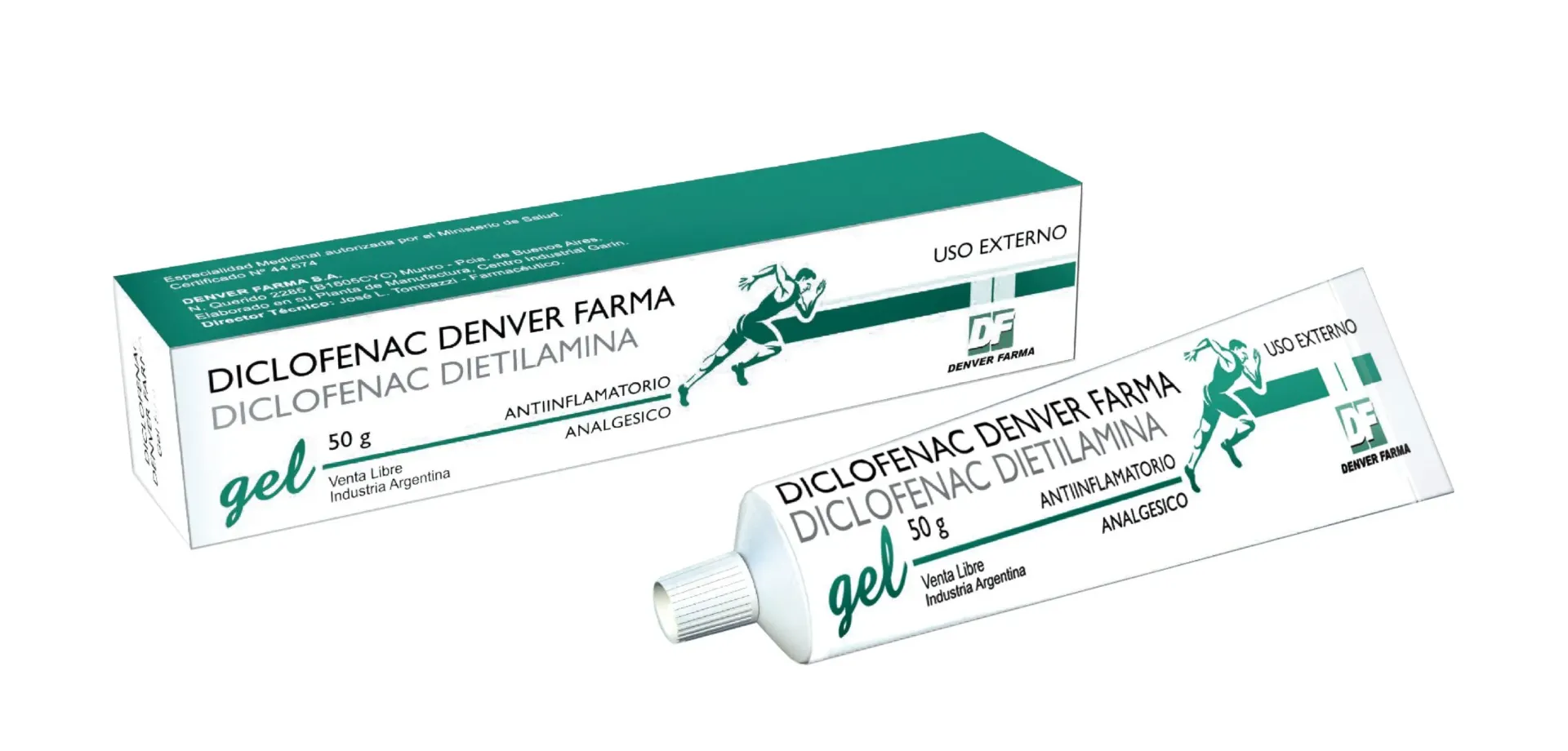 [18836] DICLOFENAC DENVER FARMA  gel x 50 g