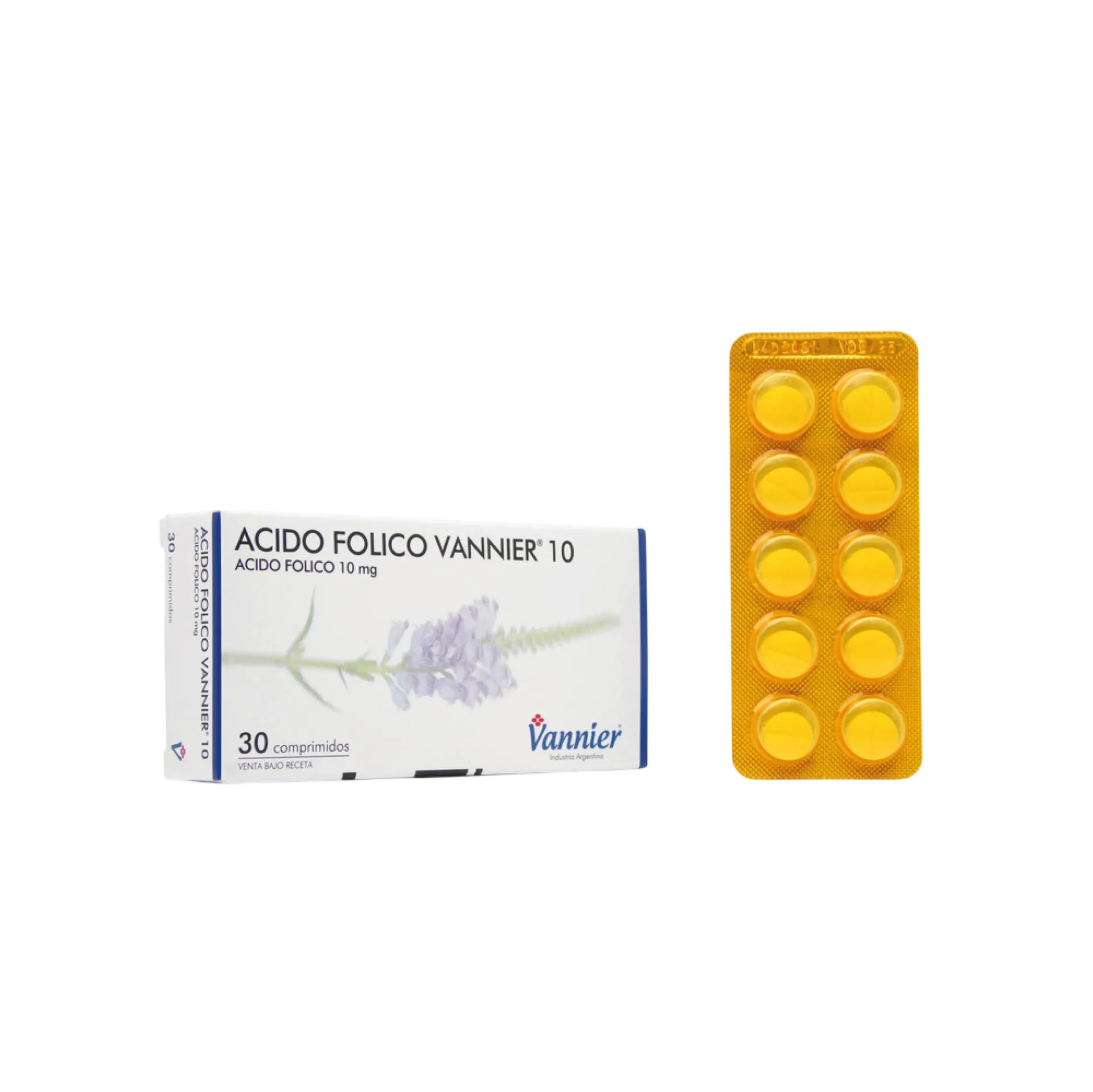 ACIDO FOLICO VANNIER  10 mg comp.x 30