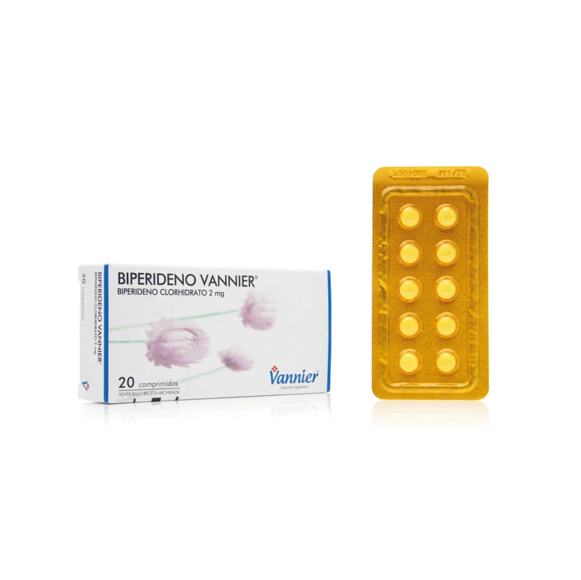 [29404] BIPERIDENO VANNIER  2 mg comp.x 20