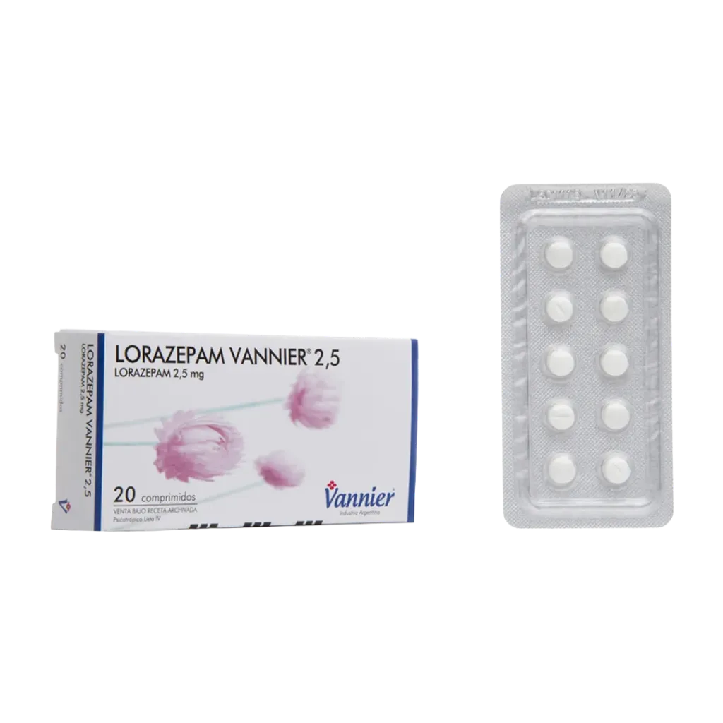 [29419] LORAZEPAM VANNIER  2.5 mg comp.x 20