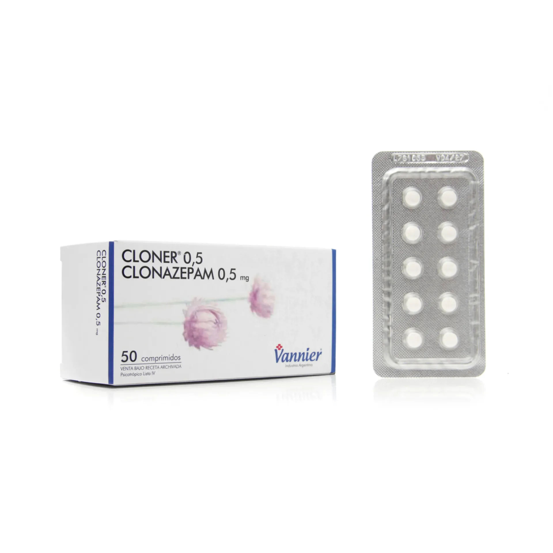 CLONER  0.5 mg comp.x 50