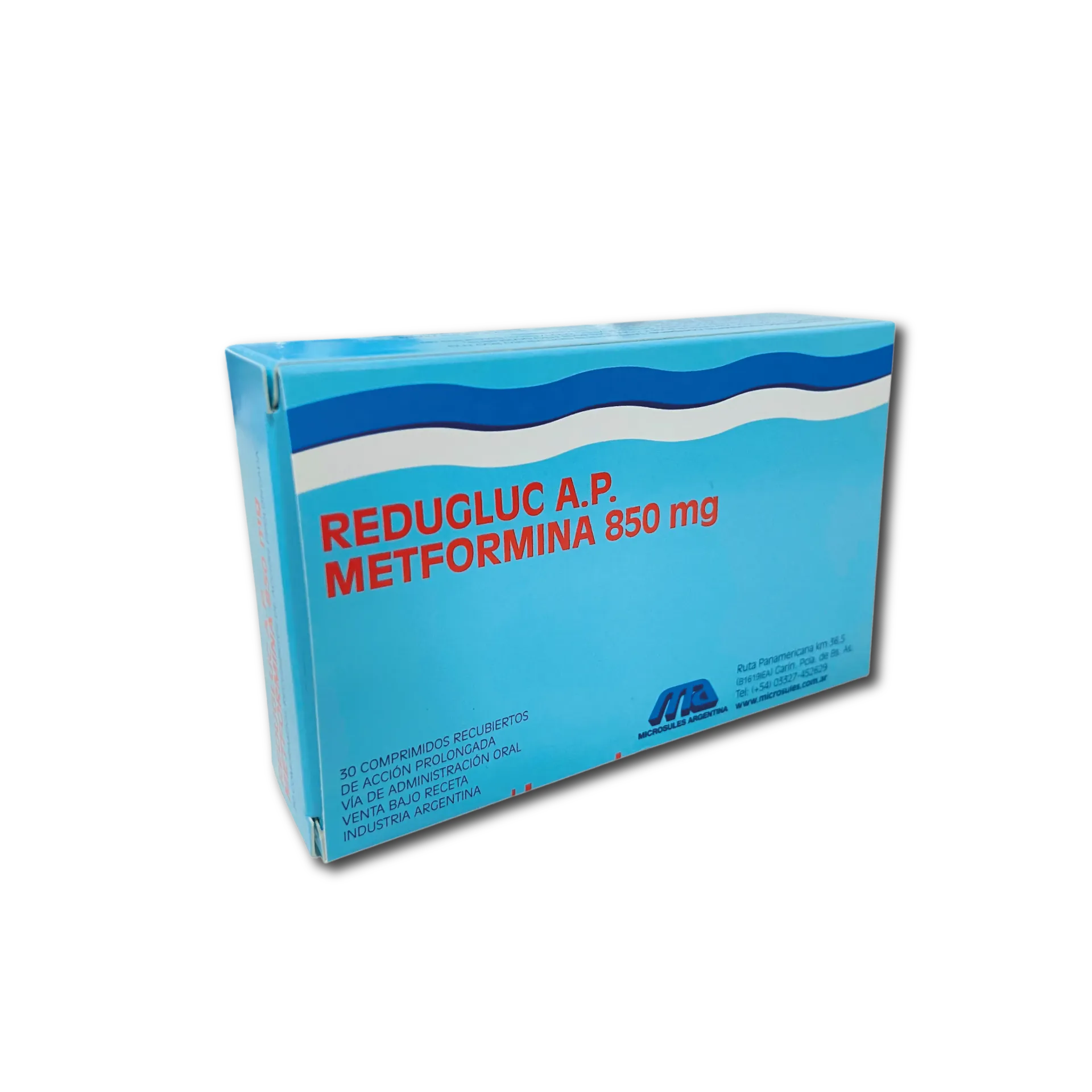 [36660] REDUGLUC A.P.  850 mg comp.rec.AP x 30