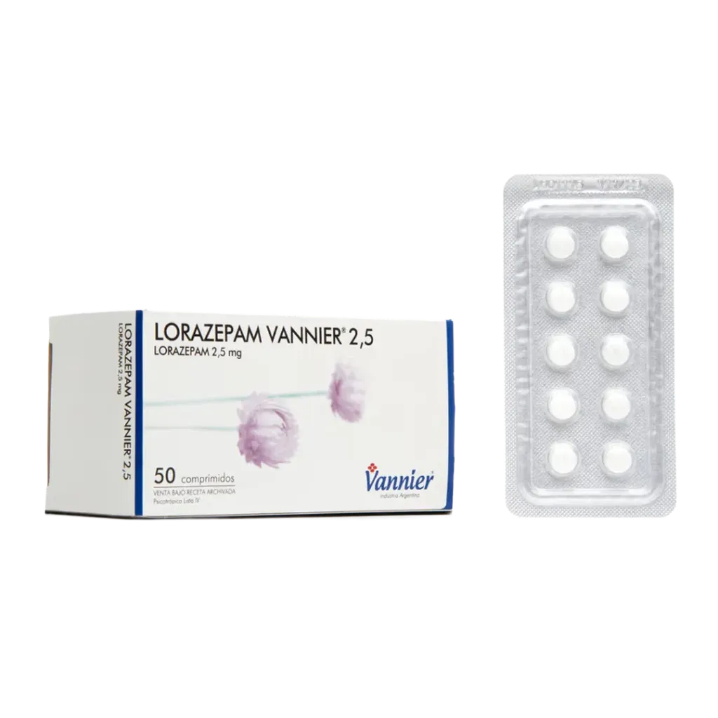 [37023] LORAZEPAM VANNIER  2.5 mg comp.x 50