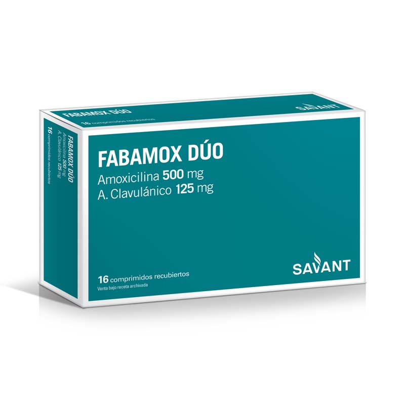 [40197] FABAMOX DUO  500/125 mg comp.rec.x 16
