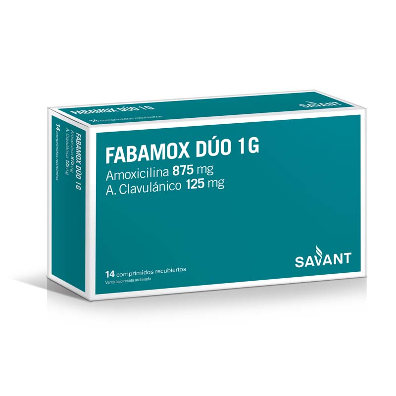 [41784] FABAMOX DUO 1 GR  875/125 mg comp.rec.x 14