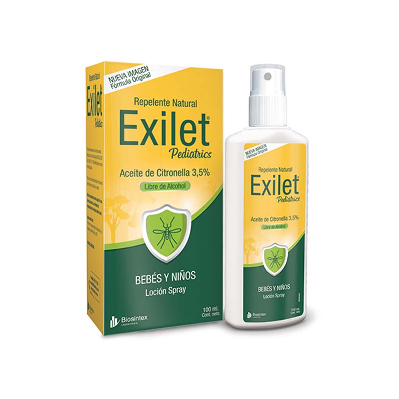 [44046] EXILET REPELENTE NATURAL BEBES Y NIÑOS  loción spray x 100 ml