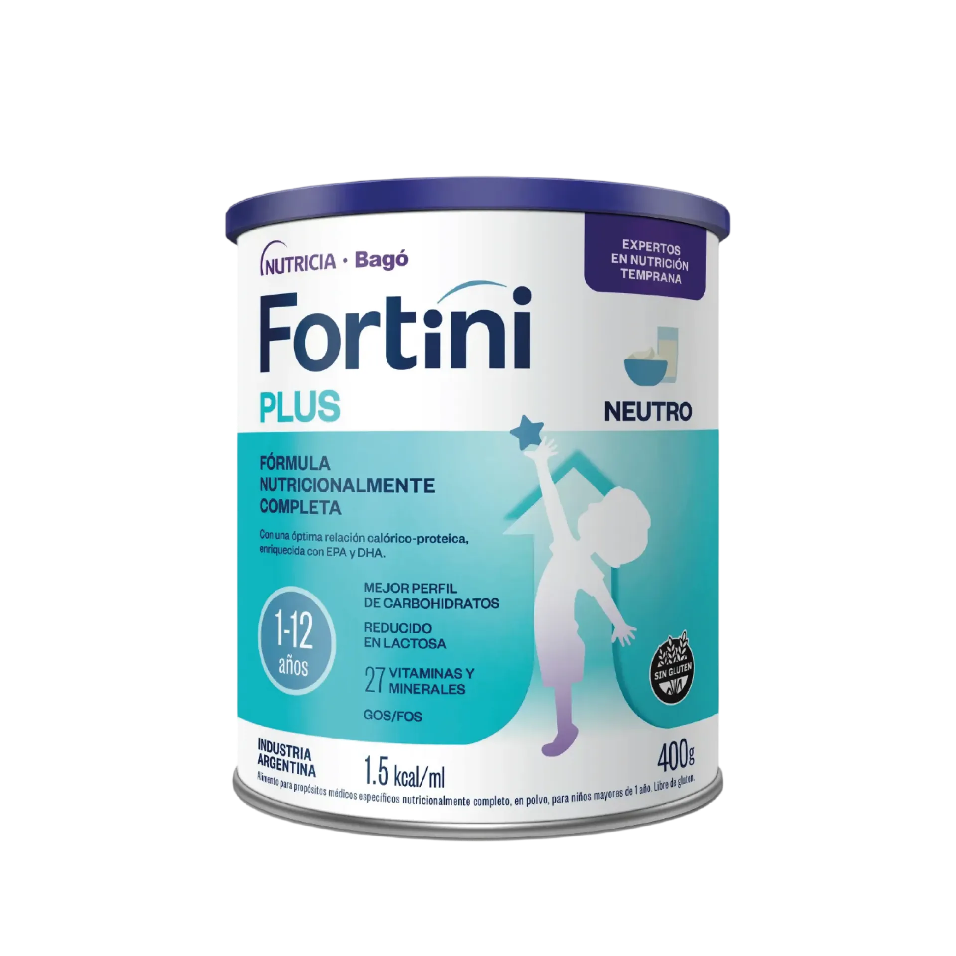 [47267] FORTINI PLUS  neutro lata x 400 g