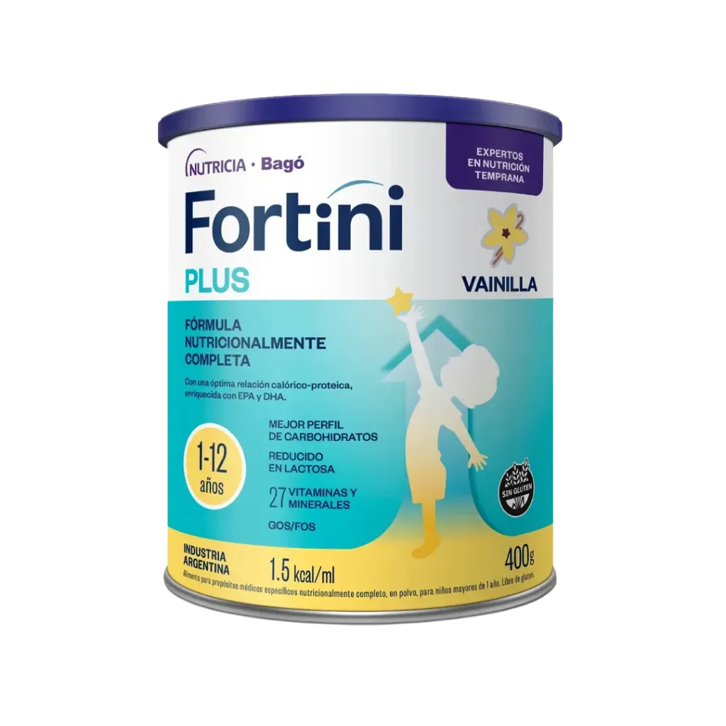 [47268] FORTINI PLUS  vainilla lata x 400 g