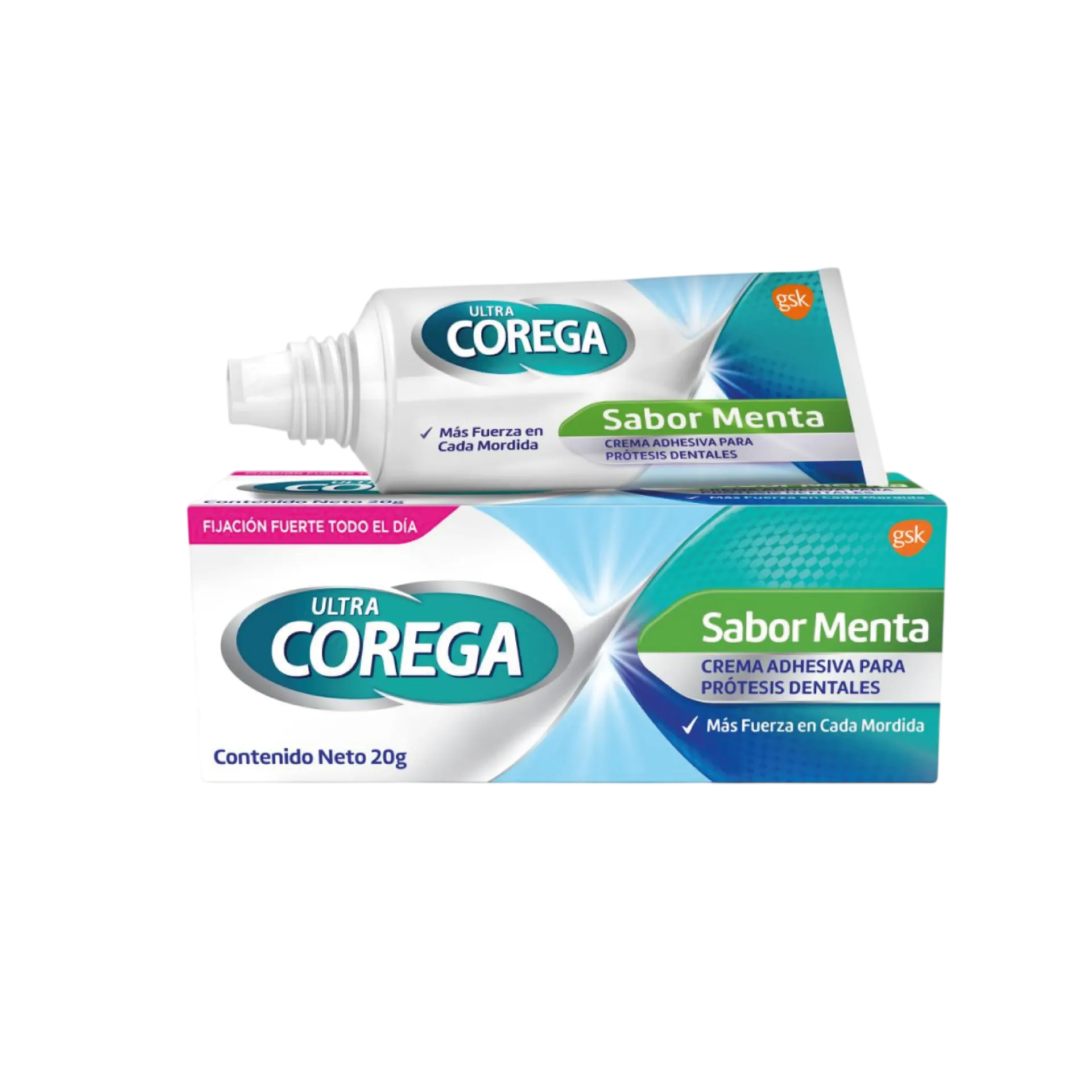 [47899] ULTRA COREGA CREMA MENTA  pomo x 20 g