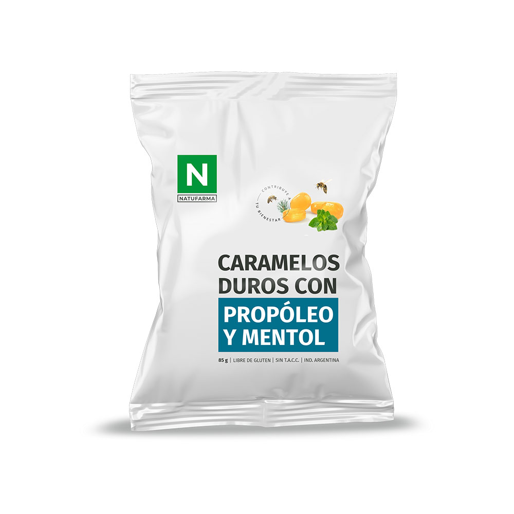 [49160] PROPOLEOS CON MENTOL CARAMELOS  prop/mentol caram.x 85 g
