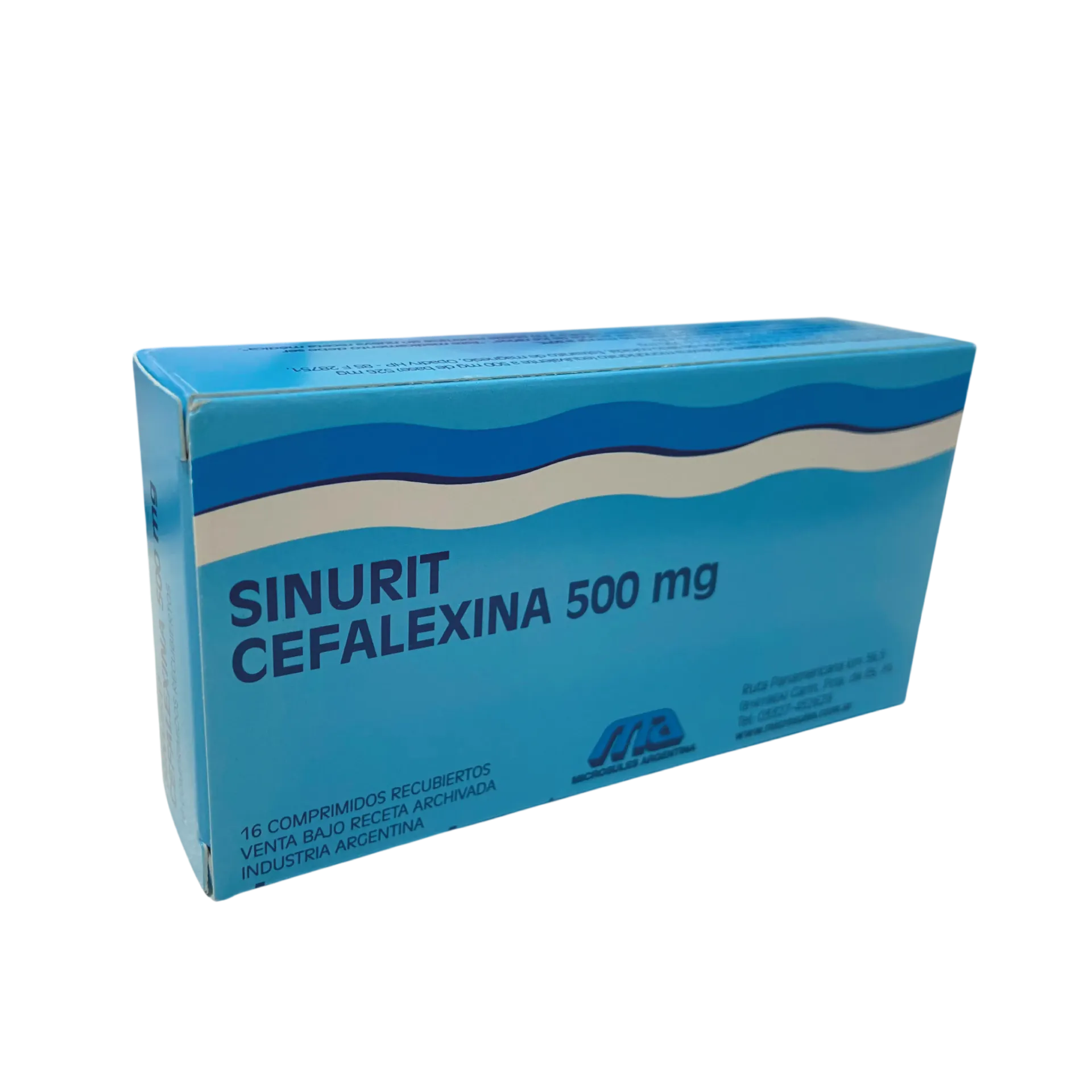 [50046] SINURIT  500 mg comp.rec.x 16