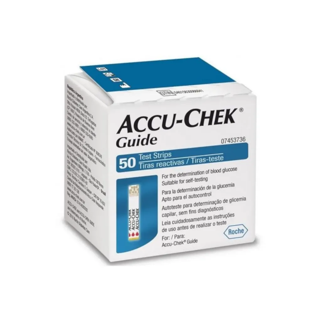 ACCU-CHEK GUIDE  tiras reactivas x 50