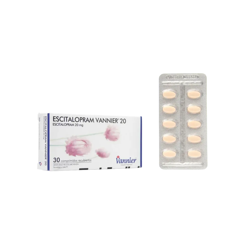 [54646] ESCITALOPRAM VANNIER  20 mg tab.x 30