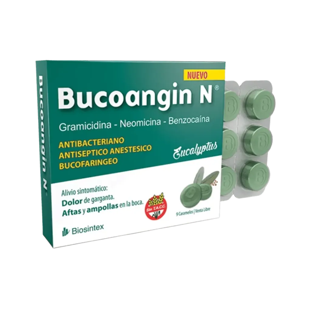 [59322] BUCOANGIN N CARAMELOS ANTIBIOTICOS  eucalipto caram.x 9