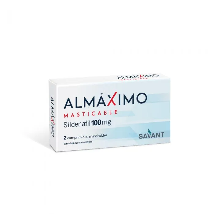 [60258] ALMAXIMO MASTICABLE  100 mg comp.mast.x 2