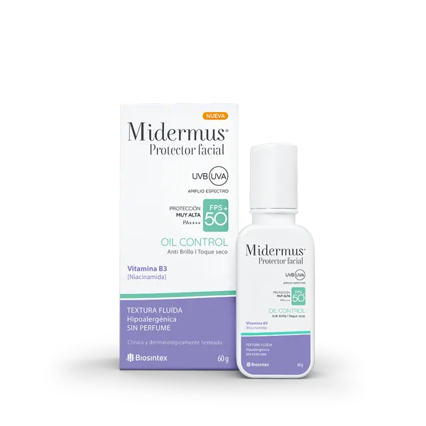 [60506] MIDERMUS FACIAL FPS 50 OIL CONTROL  estuche x 60 ml