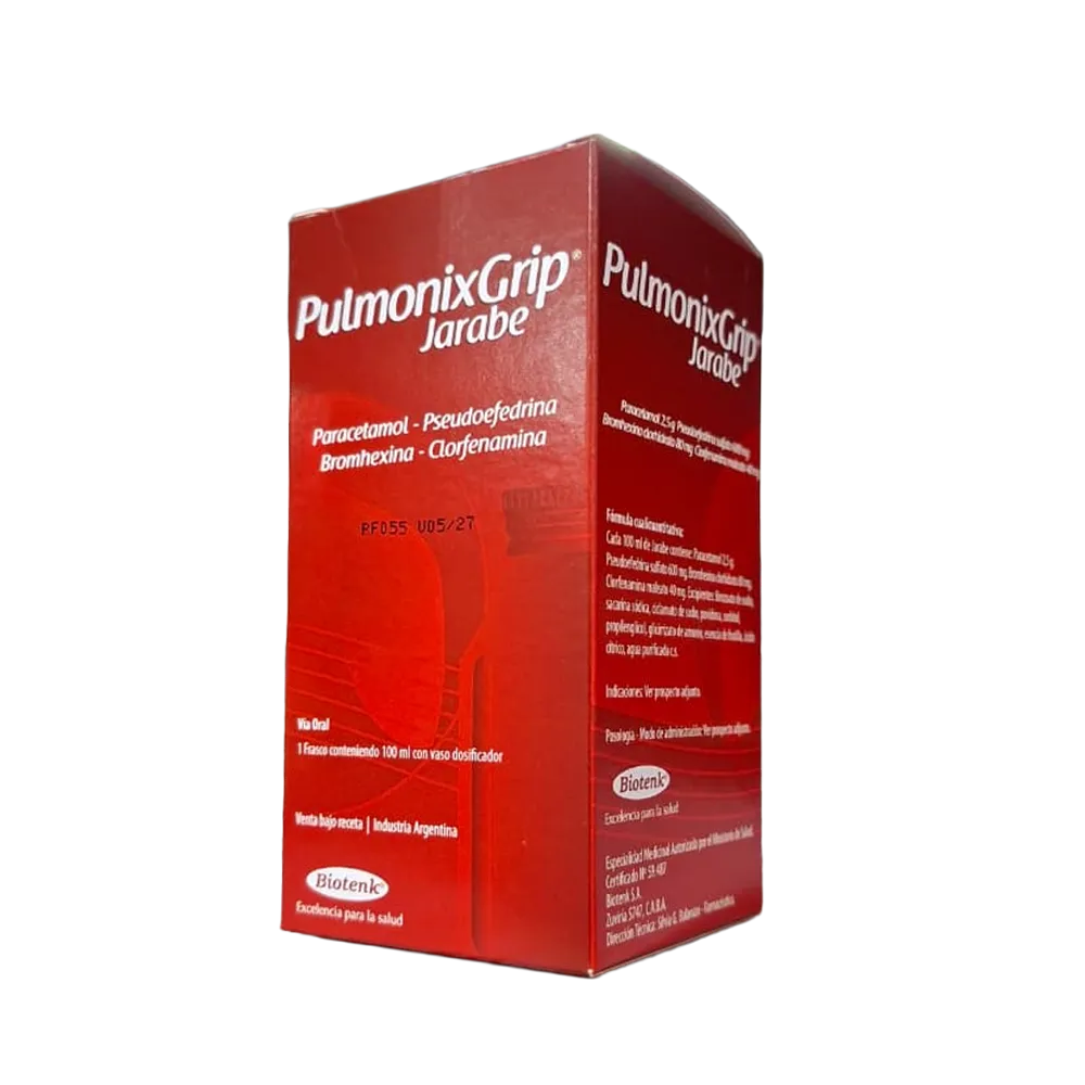 [61005] PULMONIX GRIP JARABE  jbe. x 100 ml