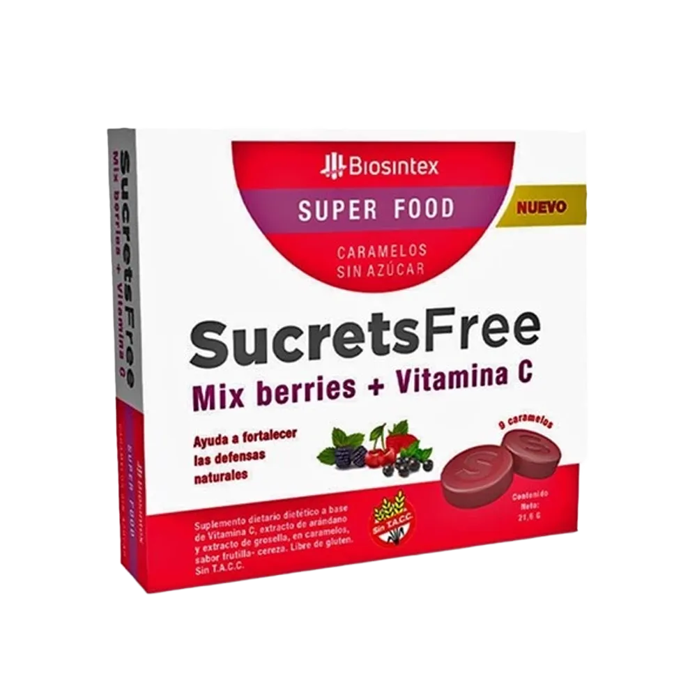 SUCRETS FREE  super food caram. x 9