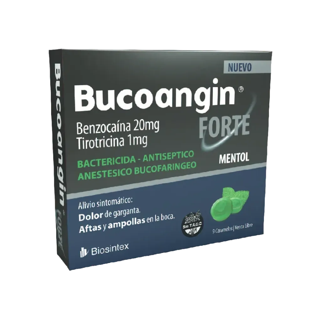 [63650] BUCOANGIN FORTE LIBRE AZUCAR  menta caram.x 9