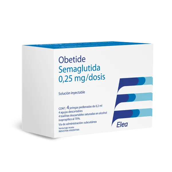 OBETIDE  0.25 mg jer. prell. x 4