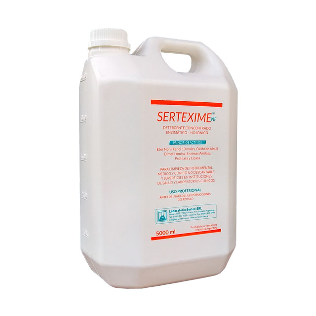 DETERGENTE NF  MULTIENZIMATICO 5LT SERTEX (4) SERTEXIME