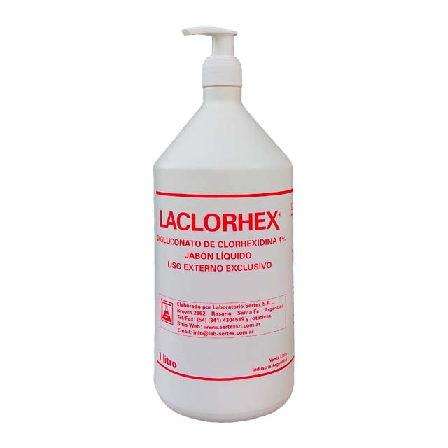 [F15000013] CLORHEXIDINA 4% 1000ml C/DISP. SERTEX LACLORHEX