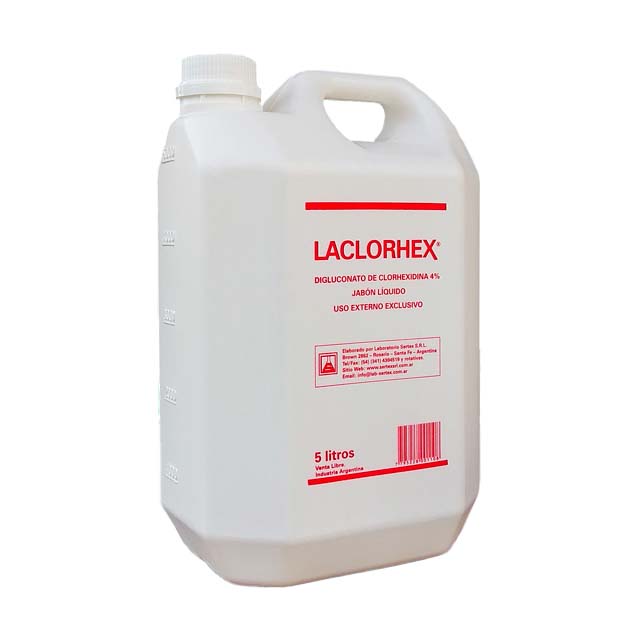 [F15000014] CLORHEXIDINA 4% 5000ml SERTEX LACLORHEX