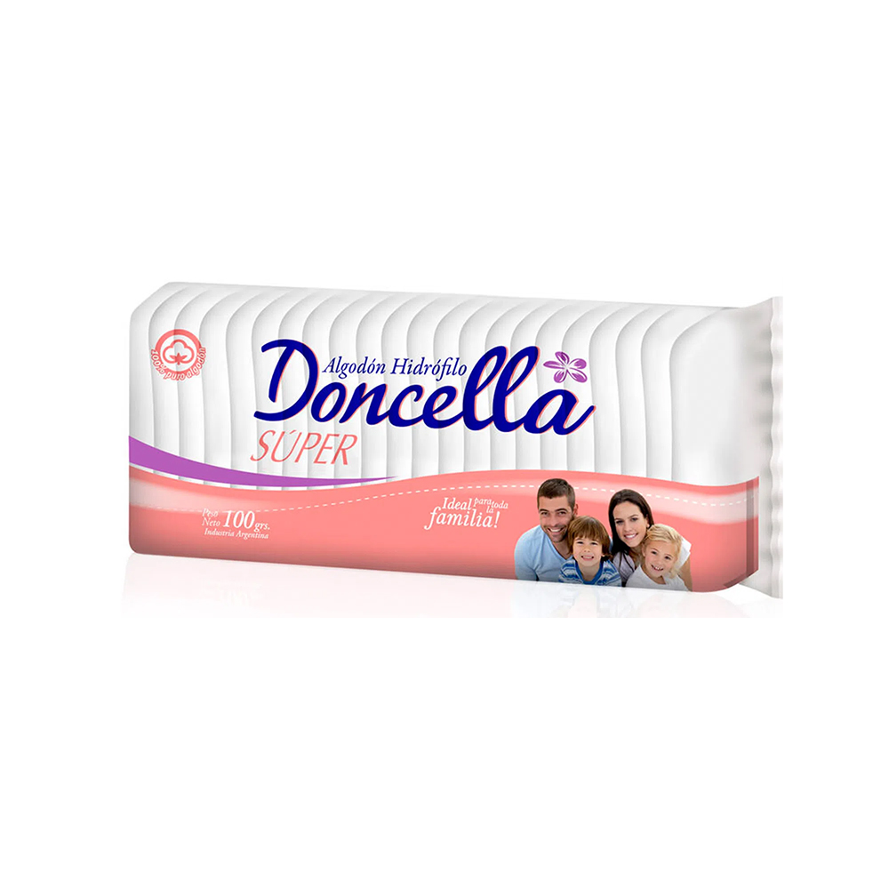 [F14000105] ALGODON HIDROFILO x 100 grs DONCELLA SUPER (40) (11302)