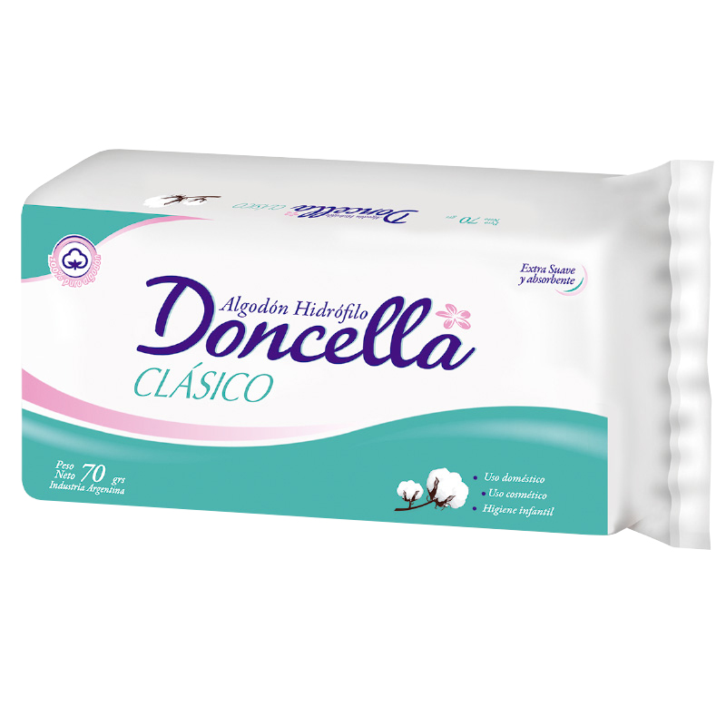[F14000104] ALGODON HIDROFILO x  70 grs DONCELLA (40) (12101)