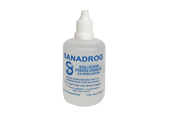 SOLUCION FISIOLOGICA  100ml GOTERO x 24 SANADROG