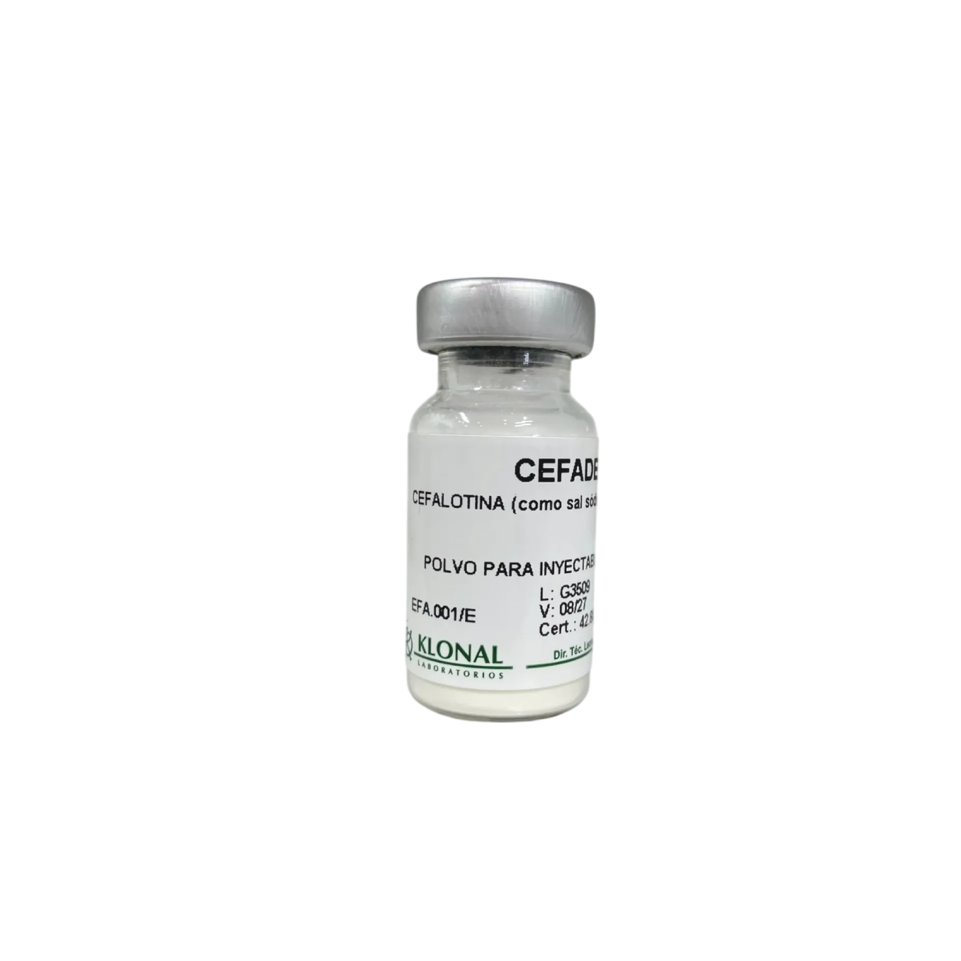 [F08000098] CEFALOTINA 1 GR X 1 FCO AMP. KLONAL