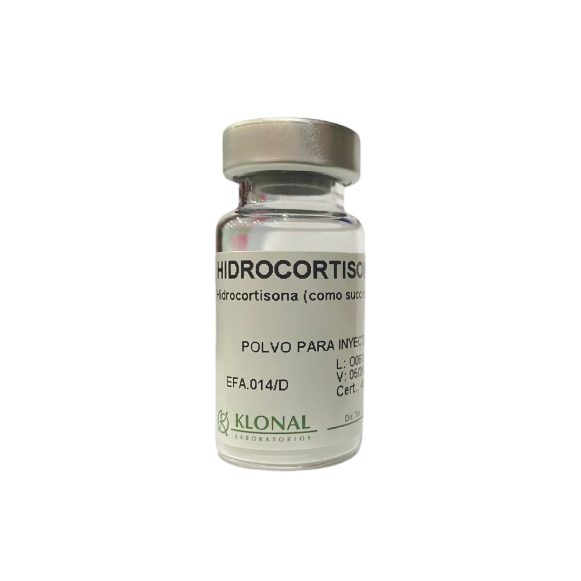 [F08000231] HIDROCORTISONA 100 MG X 1 FCO AMP. KLONAL