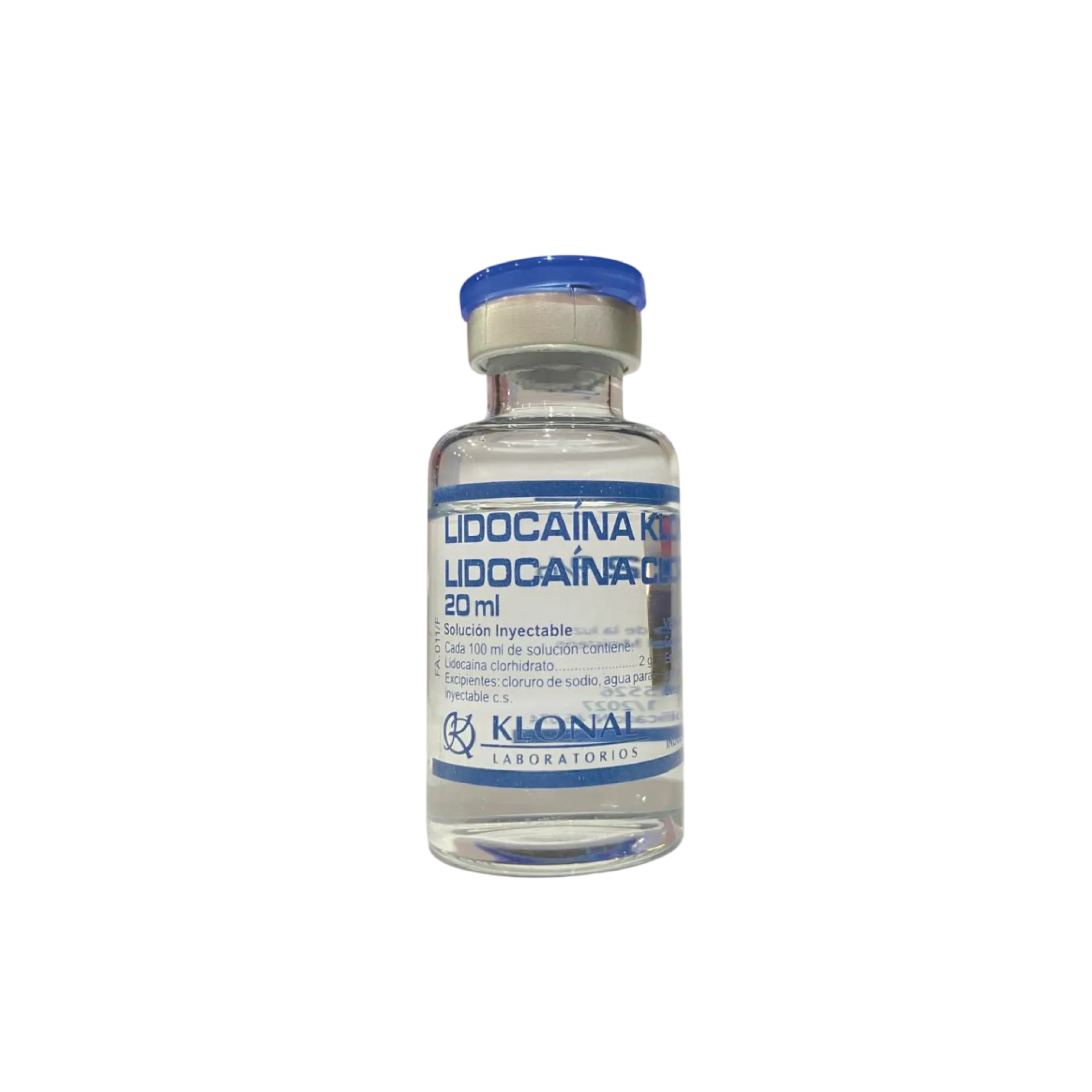 [F08001791] LIDOCAINA 2% S/E X 20 ML FCO AMP. KLONAL