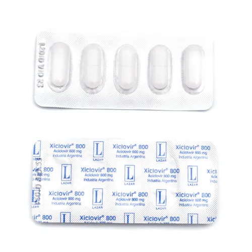 [F08002095] ACICLOVIR 800 MG X  5 COMP. LAZAR