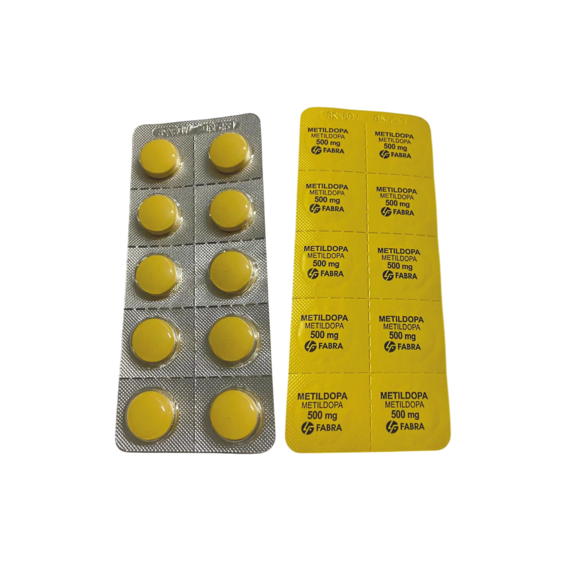 [F08002954] METILDOPA 500 MG X 10 COMP. FABRA