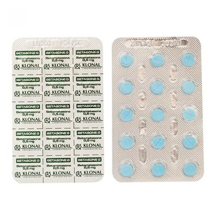 [F08006273] BETAMETASONA 0.5 MG COMP X 15 KLONAL