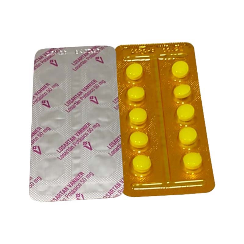 [F08011556] LOSARTAN 50 MG X 10 COMP  VANNIER