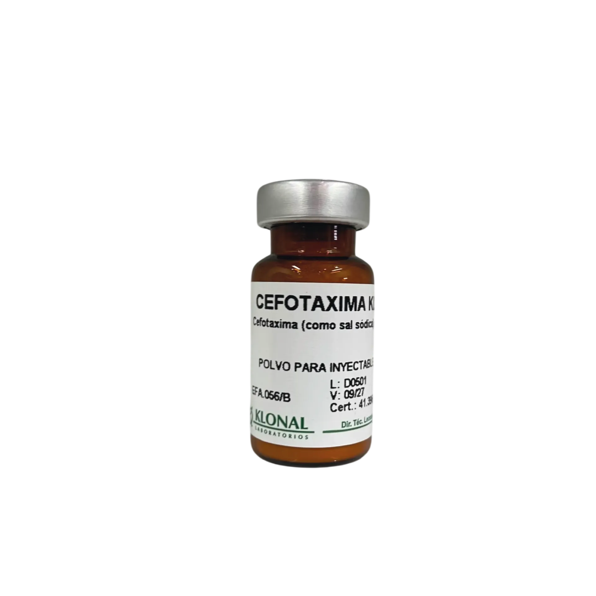 [F08017342] CEFOTAXIMA 1 GR X 1 FCO AMP. KLONAL