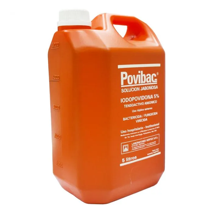 IODOPOVIDONA 5% JABONOSA 5000ml POVIBAC SERTEX