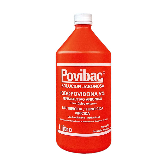 IODOPOVIDONA 5% JABONOSA 1000ml POVIBAC SERTEX