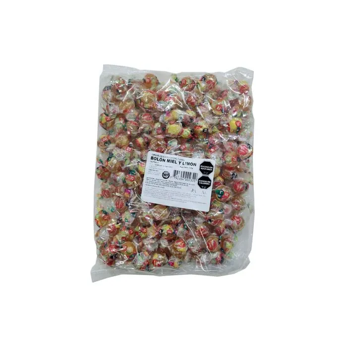 [F16010573] CARAMELOS NUTRAVIT MIEL Y LIMON X 1 KG.(110 UNID.)