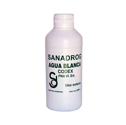 AGUA BLANCA DE CODEX x 250 ML. SANADROG