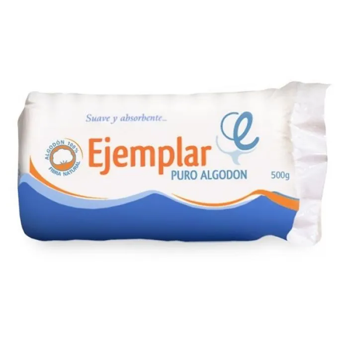 ALGODON HIDROFILO x 500 grs EJEMPLAR (10)