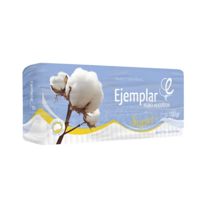 ALGODON HIDROFILO x 100 grs EJEMPLAR SUPER (40)