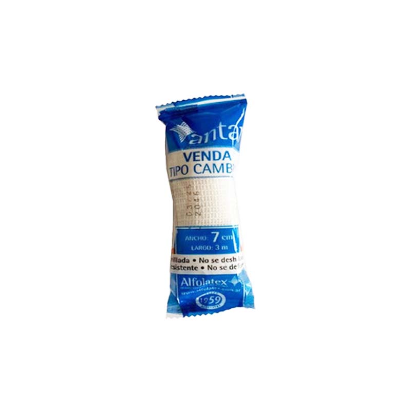 VENDA CAMBRIC ORILLADA  7 cm x 3 mt ALFOLATEX (723302)
