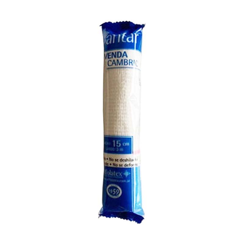 VENDA CAMBRIC ORILLADA 15 cm x 3 mt ALFOLATEX (723303)