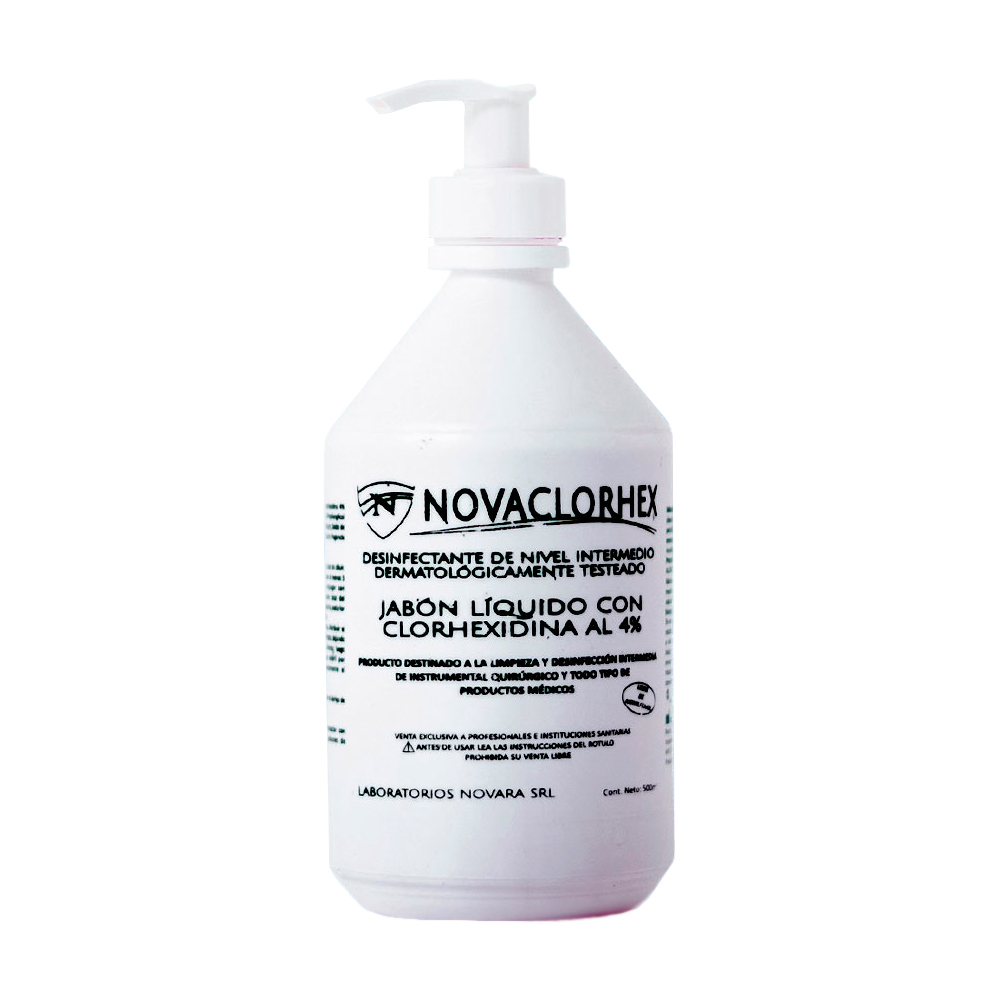 CLORHEXIDINA 4%  500ml C/DISP NOVARA (NOVACLORHEX)