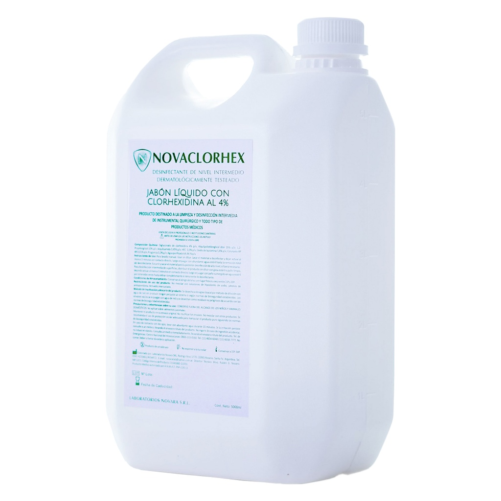 [F15000121] CLORHEXIDINA 4% 5000ml NOVARA NOVARACLORHEX